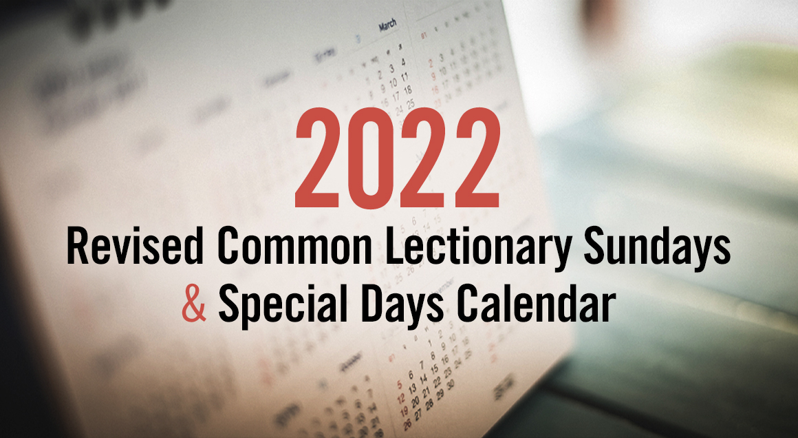 2022 lectionary calendar article