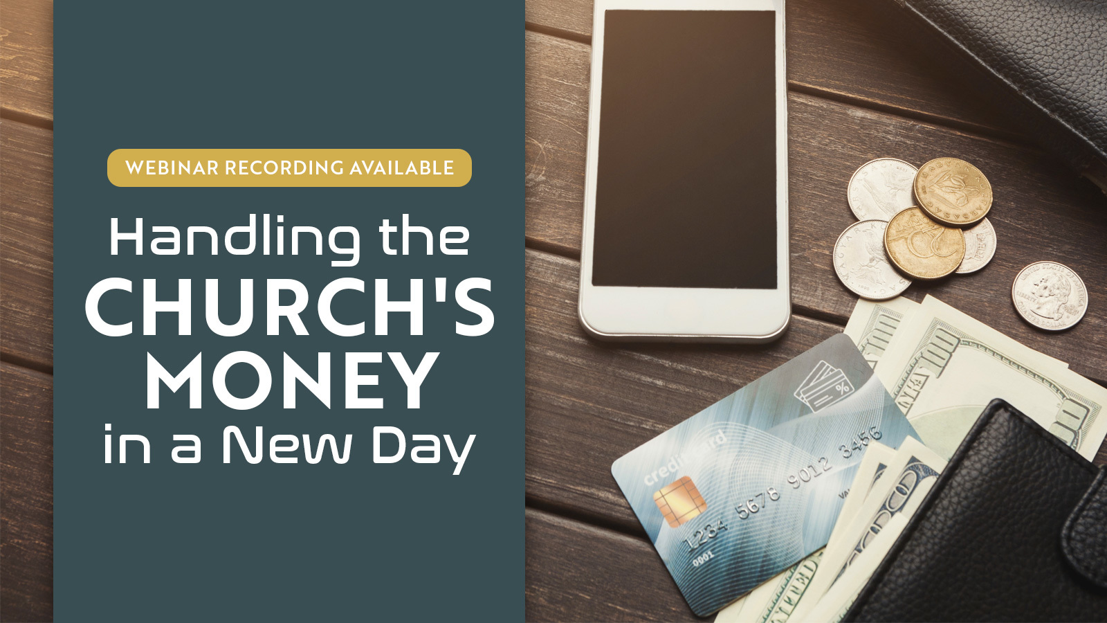 Handling Church Money Recording Banner