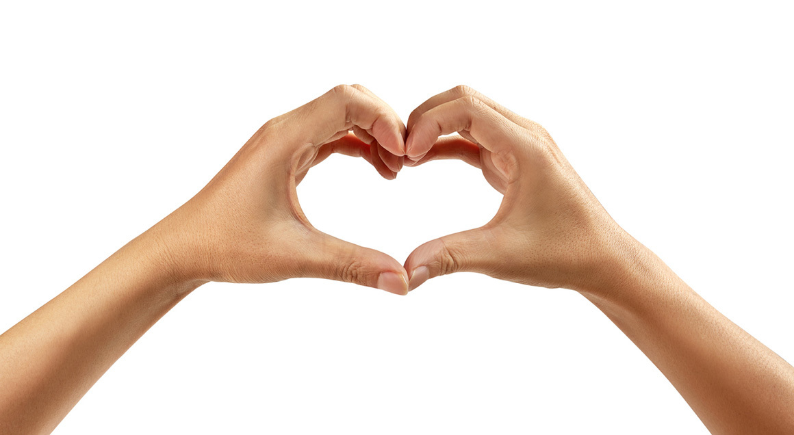 Heart hands 72px