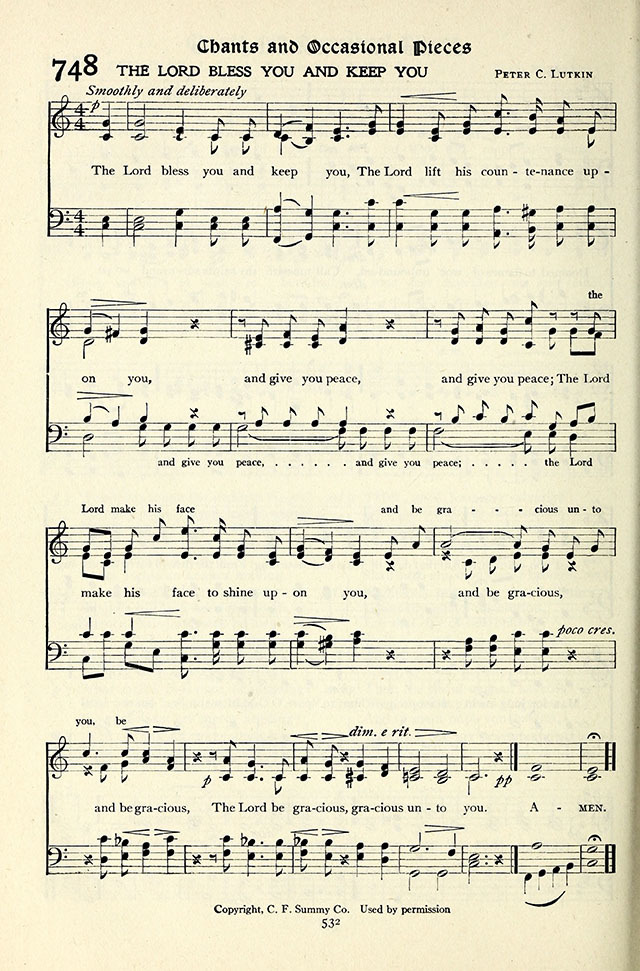 Lutkin Benediction