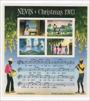 Nevis 1983 Xmas stamps
