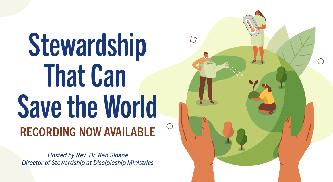 Stewardship Save World Recording Banner