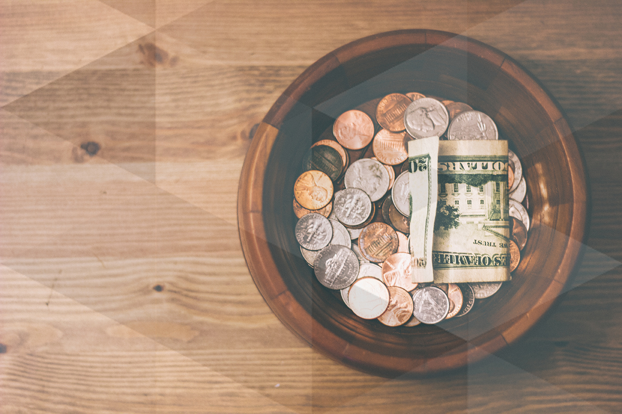 Stock plate of money