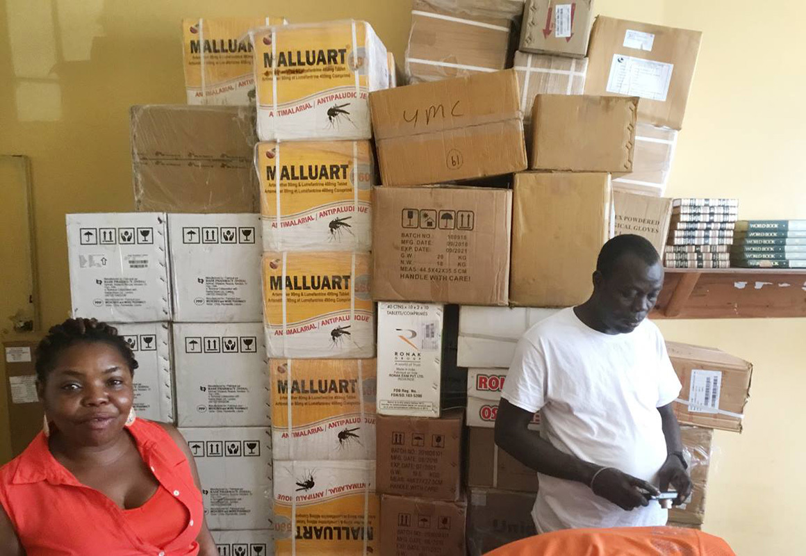 Liberia malaria drugs supplies people