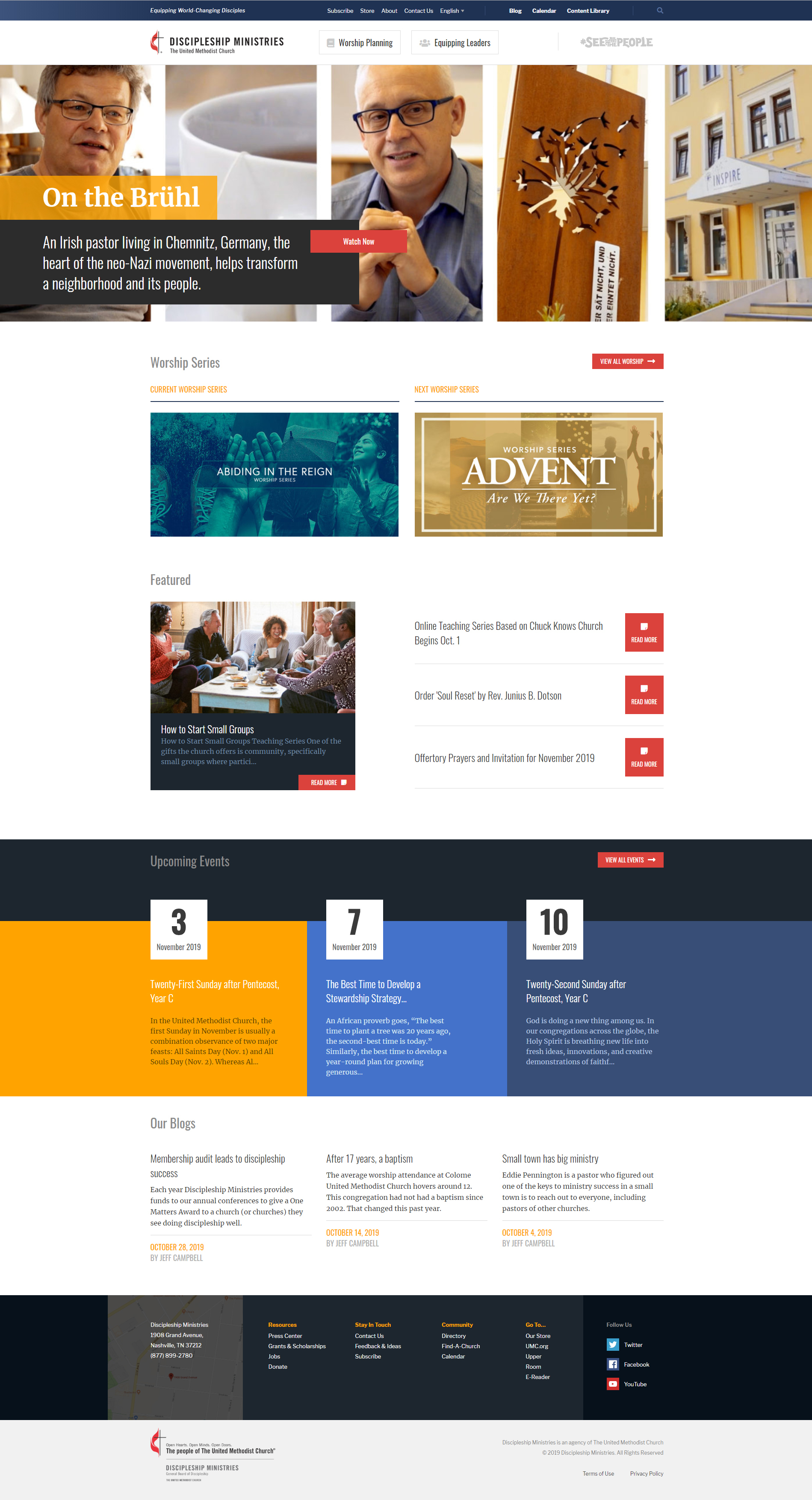 Umcdiscipleship homepage 2019